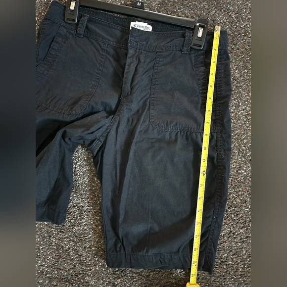 St. John's Bay Bermuda Shorts Black Women's Size 4 - Picture 4 of 5